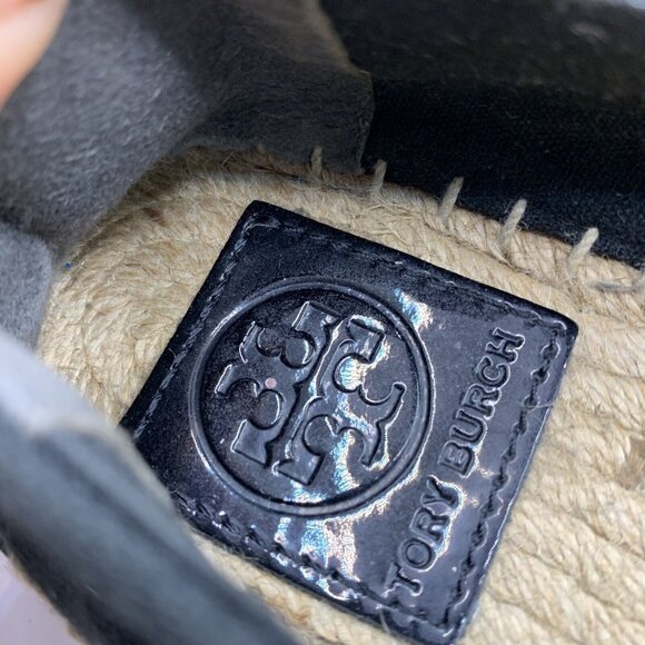 Tory Burch Women's Poppy Espadrille Flats black size 6 - Picture 9 of 9